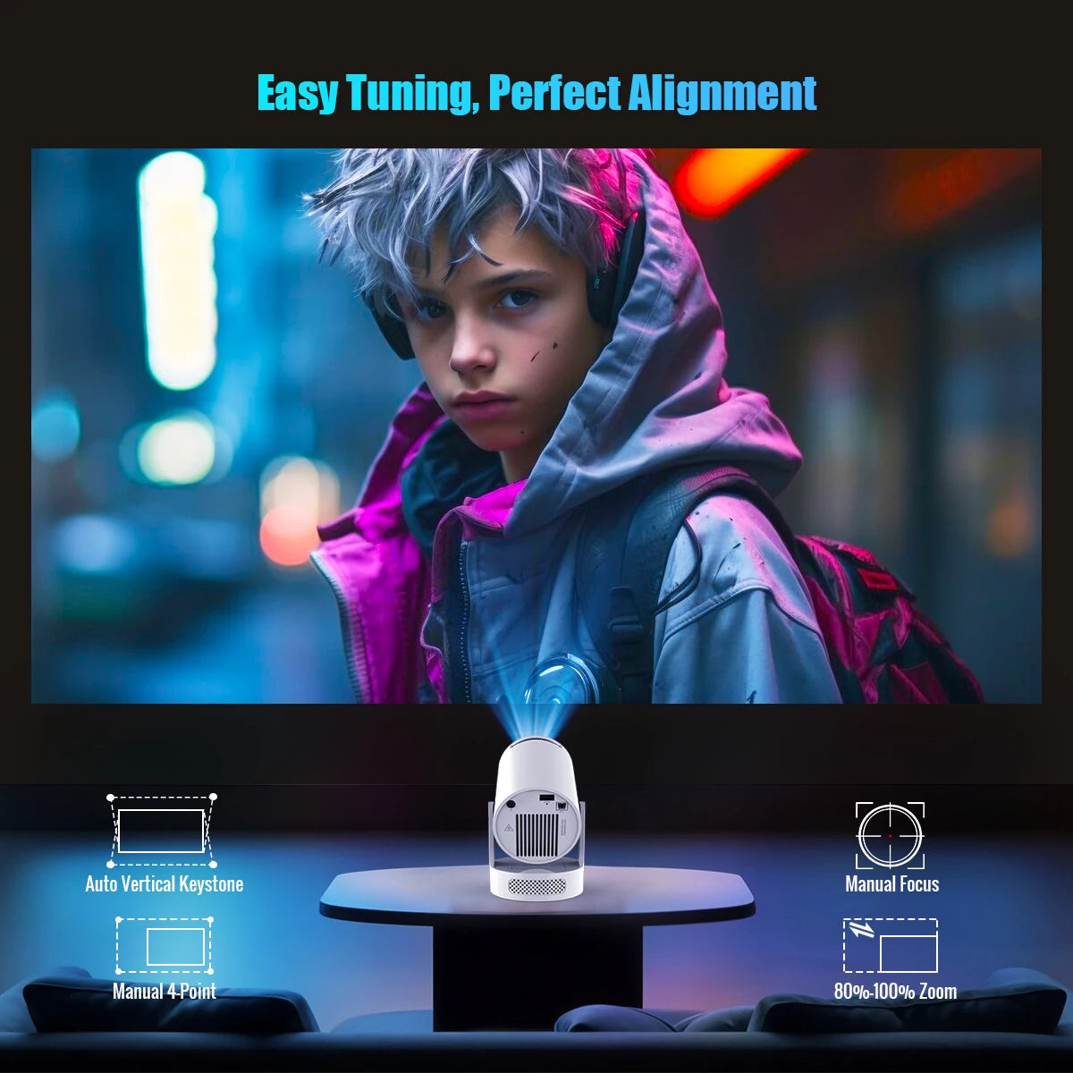 PixelPort™ |Cinema Outdoor Portable Projector